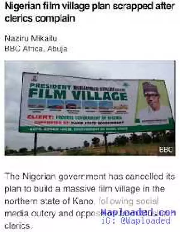 Nigerian Film Village Plan Scrapped